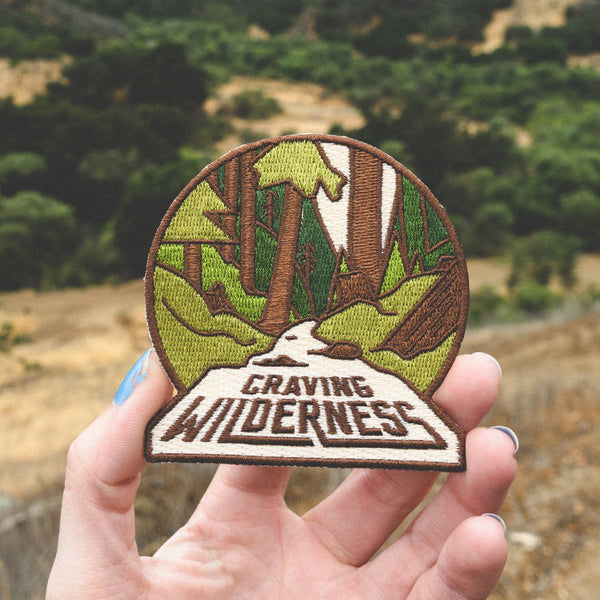 Wilderness Patch Iron On Patches For Clothing Outdoor Embroidered